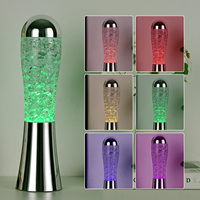 Liquide coulant RVB Créer une ambiance vibrante Découvrez la beauté du liquide RVB Lampe de nuit RVB Flow avec abat-jour de glace