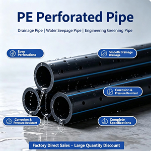 <span class=keywords><strong>Tubo</strong></span> Perforato in HDPE <span class=keywords><strong>per</strong></span> <span class=keywords><strong>Irrigazione</strong></span> <span class=keywords><strong>a</strong></span> <span class=keywords><strong>Goccia</strong></span> Sotterranea Agricola, Drenaggio Campi, Direttamente dalla Fabbrica - Product Image 1