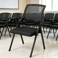 Chaises de bureau ergonomiques pivotantes modernes en maille respirante, hauteur réglable - Utilisation scolaire et de bureau, mobilier de poste de travail écologique