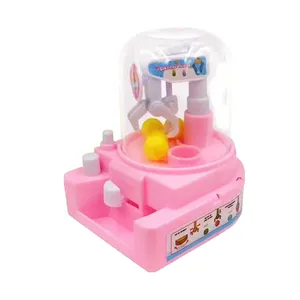 Topo mini música doces grabber moeda empurrador, elétrico, máquina de garra, jogo, brinquedos para crianças