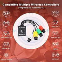 Adaptateur de contrôleur sans fil RetroScaler N64-Prise en charge de la console de jeu N64