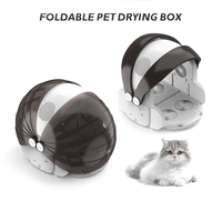 LHWB102 Nouveau type Boîte de séchage vétérinaire Portable Pliable Sèche-cheveux pour animaux de compagnie Cage de séchage pour animaux de compagnie