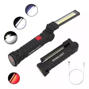 Ultra Bright Working <b>Light</b> USB Rechargeable <b>LED</b> Flexible Magnetic Folding COB Work for Car Repair WD-550 Portable Magnetic <b>Led</b> W - Product Image 6