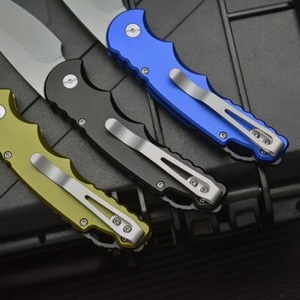 Cuchillo Plegable Multifuncional Personalizable PT D2 OEM, para Supervivencia al Aire Libre, Camping, Bricolaje, Mango de Aleación de Aluminio, HK 193mm - Product Image 2