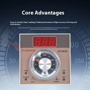 Промышленный терморегулятор 72VD96BD OEM/ODM с цифровым дисплеем, пластиковой ручкой, регулируемым переключателем и сигнализацией высокой температуры - Product Image 1