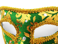 Masque de Carnaval Homme, Demi-Masque de Bal Élégant, pour Mardi Gras, Halloween, Fêtes et Mariages