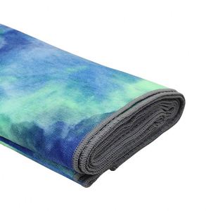 Serviette de yoga antidérapante en microfibre super absorbante avec poche personnalisée pour enfants, utilisable toutes saisons - Product Image 3