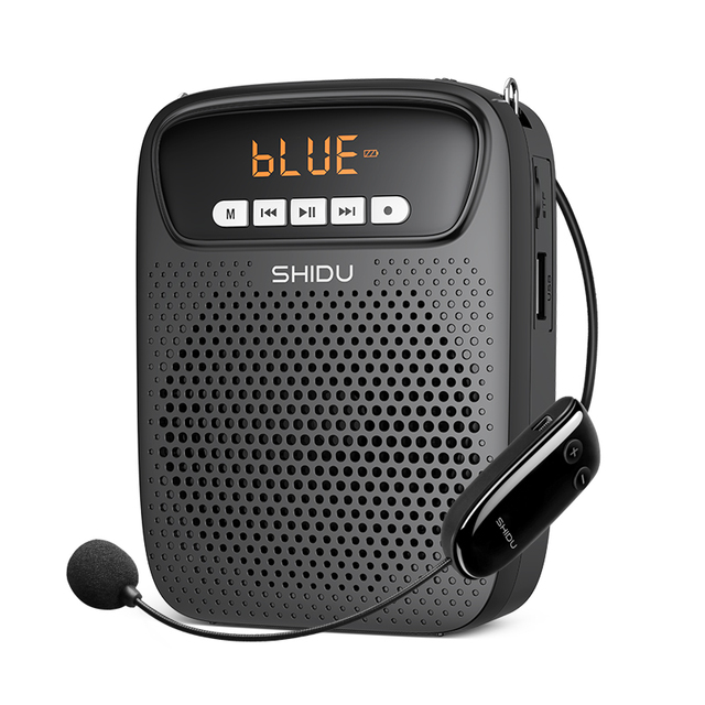 SHIDU S278UHF 15W Original Waterproof Mobile Mini Portable Wireless Wearable Sensitive Voice Amplifier