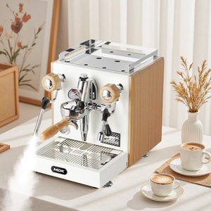 Factory Direct Semi-automatic Stainless Steel Body <b>Espresso</b> Coffee Maker E61 Grouphead Brewing System 100 <b>Cups</b> Household Use - Product Image 1