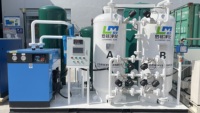 Générateur d'oxygène PSA, machine d'usine, ligne de production 220V avec composants principaux - moteur, PLC pour station de remplissage d'oxygène
