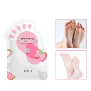 Mascarilla Exfoliante para Pies BREYLEE de Fresa, Mascarilla Exfoliante para Pies de Larga Duración - Product Image 3