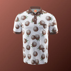 Conception de logo personnalisé OEM Dry Fit manches courtes imprimé de haute qualité décontracté Golf Performance Polo pour hommes - Product Image 6