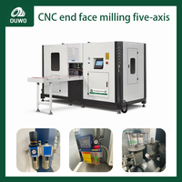 Fraiseuse à faceuse CNC OUWO à cinq axes pour profilés en aluminium, machines pour fenêtres en PVC de Chine, équipement pour fenêtres en PVC