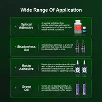 Lámpara UV LED Inteligente UV395 para Curado de Adhesivo Verde, Reparación de Soldadura de PCB, LCD y Placas Base de Teléfonos