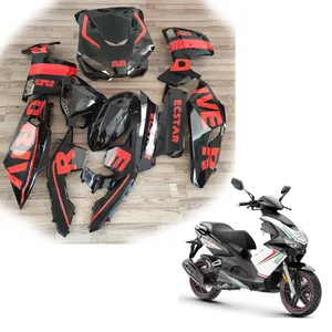 F8 preto-vermelho motocicleta corpo tampa conjunto carenagem Kit ABS plástico atacado da fábrica