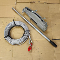 Treuil à câble électrique en alliage d'aluminium 3.2T de qualité supérieure avec télécommande, protection IP54, double rail, pour tirage de câbles et levage de cordes métalliques