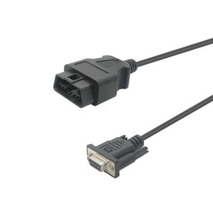 OBD 16 pines macho a d-sub 9 pines macho obd2 a <span class=keywords><strong>DB9</strong></span> <span class=keywords><strong>cable</strong></span> OBD <span class=keywords><strong>Cable</strong></span> de diagnóstico escáner <span class=keywords><strong>Cable</strong></span> de extensión - Product Image 4
