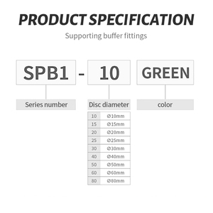 Wenjin SPB disesuaikan kualitas tinggi vakum industri cangkir pengisap berbagai aplikasi tugas berat Vacuum Pad pengisap vakum - Product Image 4