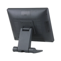 Caisse enregistreuse tactile POS OEM d'usine, écran unique 15'' en aluminium, Windows 10, pour usage en commerce de détail, hôtels et supermarchés