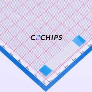 FFC-1.0-8P-50mm FFC Cable (Flexible Flat Cable) P=1mm Connector 8P 1mm 0.3mm Non-Inverting - Product Image 2