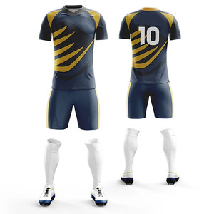High Quality Customized Breathable Lightweight Short Sleeve <b>Soccer</b> Uniforms High Quality Custom Color <b>Soccer</b> Uniform - Product Image 4