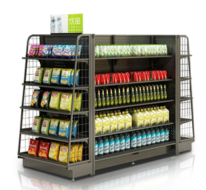 China Professionele Fabriek Op Maat Gemaakte Supermarkt Rail Winkel Opslag <span class=keywords><strong>Display</strong></span> Rekken Plank - Product Image 2