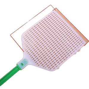 Raquette à mouches rectangulaire à long manche, manuelle, pour le contrôle des insectes, non toxique, design durable - Product Image 5