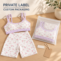Ensemble de vêtements de sport personnalisé à imprimé floral, durable, 75% nylon, 25% élasthanne, extensible dans les 4 sens, soutien-gorge de sport, short de sport, leggings, vêtements de yoga