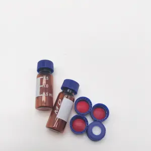 Homay packaging wholesale 1.5ml amber chromatographic sample vials HPLC Glass Vials for laboratory