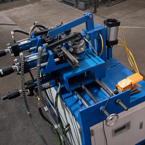 The 90-degree hydraulic double-head pipe bending machine is suitable for manufacturing steel frame chairs and furniture. - Product Image 4