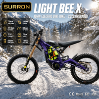 Moto tout-terrain électrique Surron Light Bee X 10KW 2026 72V35AH pour adultes, Enduro hors route, vitesse maximale de 80 km/h, couple de 295 Nm, homologuée CE