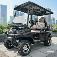 Voiturette de golf électrique tout-terrain 4 places 2026, batterie lithium/plomb-acide, certifiée CE, vitesse 30-50 km/h, capacité de montée de 25 degrés