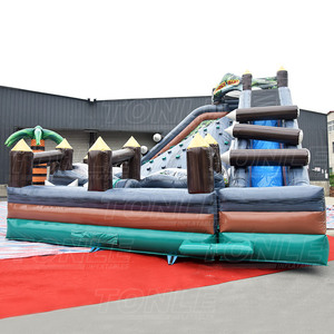 หลักสูตรเป่าลมสำหรับเด็กรวม3เกาะหินภูเขาปีนเขาด้วยสไลด์ท้าทายเกมสำหรับเด็ก - Product Image 5