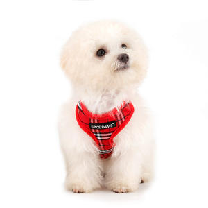 <span class=keywords><strong>Harness</strong></span> Anjing Kangdarpet Model <span class=keywords><strong>Vest</strong></span>, Ukuran Kecil dan Sedang, Motif Kotak-kotak Klasik, Dapat Disesuaikan, untuk Aktivitas Luar Ruangan - Product Image 6