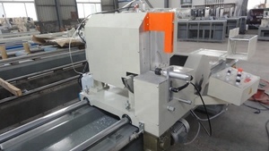 Otomatik küçük alüminyum pencere ve kapılar testere makinesi alüminyum profiller çift kafalı testere - Product Image 3