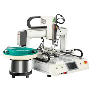 Customized 4-Axis Automatic Wire Screw Terminal Assembly Machine with Auto Screw Feeder