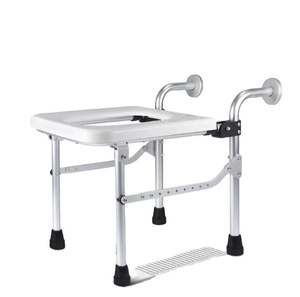 Chaise de bain en aluminium de sécurité pour salle de bain bon marché pour les handicapés chaise de bain en aluminium confortable pour chaise de douche avec roues - Product Image 5