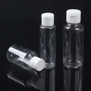 Botellas Vacías de plástico para hotel, botella de pegamento PET con tapa abatible, 250ml