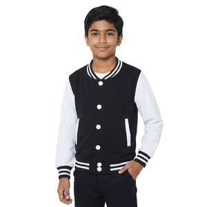 Veste de baseball universitaire pour hommes, vente en gros d'usine, haute qualité, broderie personnalisée, vestes varsity d'hiver, 100% coton - Product Image 1