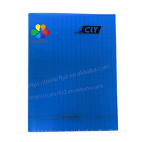 Cahier d'Exercices A4 Personnalisé d'Usine avec Couverture PP, Prix Compétitif, Vente en Gros, Fournitures Scolaires
