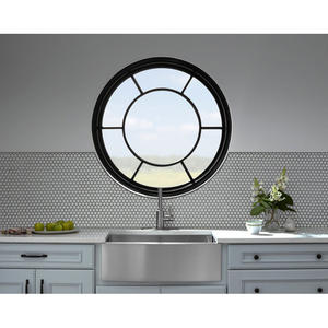 NUOXINカスタマイズアルミニウム窓固定サーマルブレイクモダン円形アルミニウム丸窓 - Product Image 1