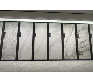 Lastre di marmo di colore all'ingrosso per il pavimento e il controsoffitto in pietra sinterizzata da parete