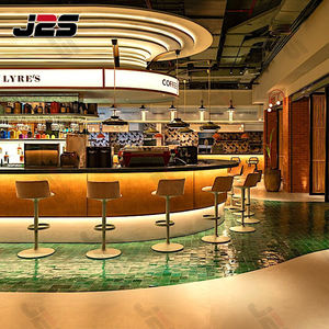 ריהוט בר וטרקלין עם בר חיצוני ערכת ספה ארון זכוכית ותחנת בר מסעדה - Product Image 4