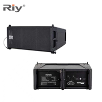 R206 Pro Audio Dual 6 pouces, système de sonorisation actif à deux voies, enceinte Line Array, équipement DJ/amplificateurs/enceintes, enceintes d'extérieur