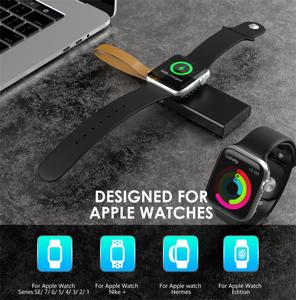<span class=keywords><strong>IWatch</strong></span> Magnetic Wireless Charger Powerbanks 1000mAh Power Bank Super Mini con cordón Portable 2,5 W Smartwatch Power Banks - Product Image 5