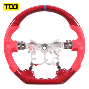 Volante de Fibra de Carbono Real TDD Compatible con Autos Toyota Mark X GRX130 2010-2018 - Product Image 4