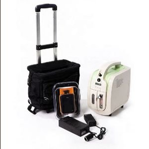 <span class=keywords><strong>Concentrateur</strong></span> <span class=keywords><strong>d</strong></span>'<span class=keywords><strong>oxygène</strong></span> portable médical à usage domestique rechargeable 1-5L avec chariot KT-I074 - Product Image 4