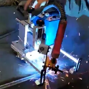 Simple and Portable H/T/I Beam Welder for Steel Structure Production Line