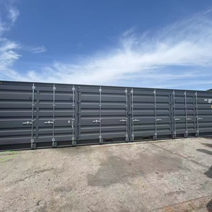 ตู้คอนเทนเนอร์ขนาด 40 ฟุต แบบเปิดประตูได้เต็มที่ รุ่น 40HC สำหรับสินค้าขนาดใหญ่  แบบโหลดด้านข้าง พร้อมประตูเปิดด้านข้างพิเศษ ผลิตจากเหล็กคอร์เทน - Product Image 5