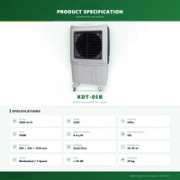 Refroidisseur d'air évaporatif à économie d'énergie, design écologique pour le refroidissement des petits espaces commerciaux et des lieux de rassemblement publics